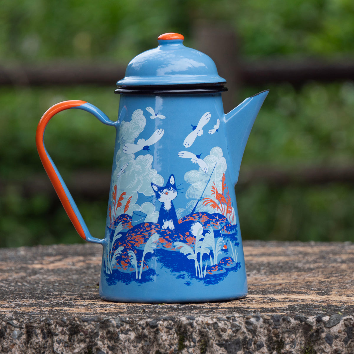 Archipelago Enamel Coffee Pot