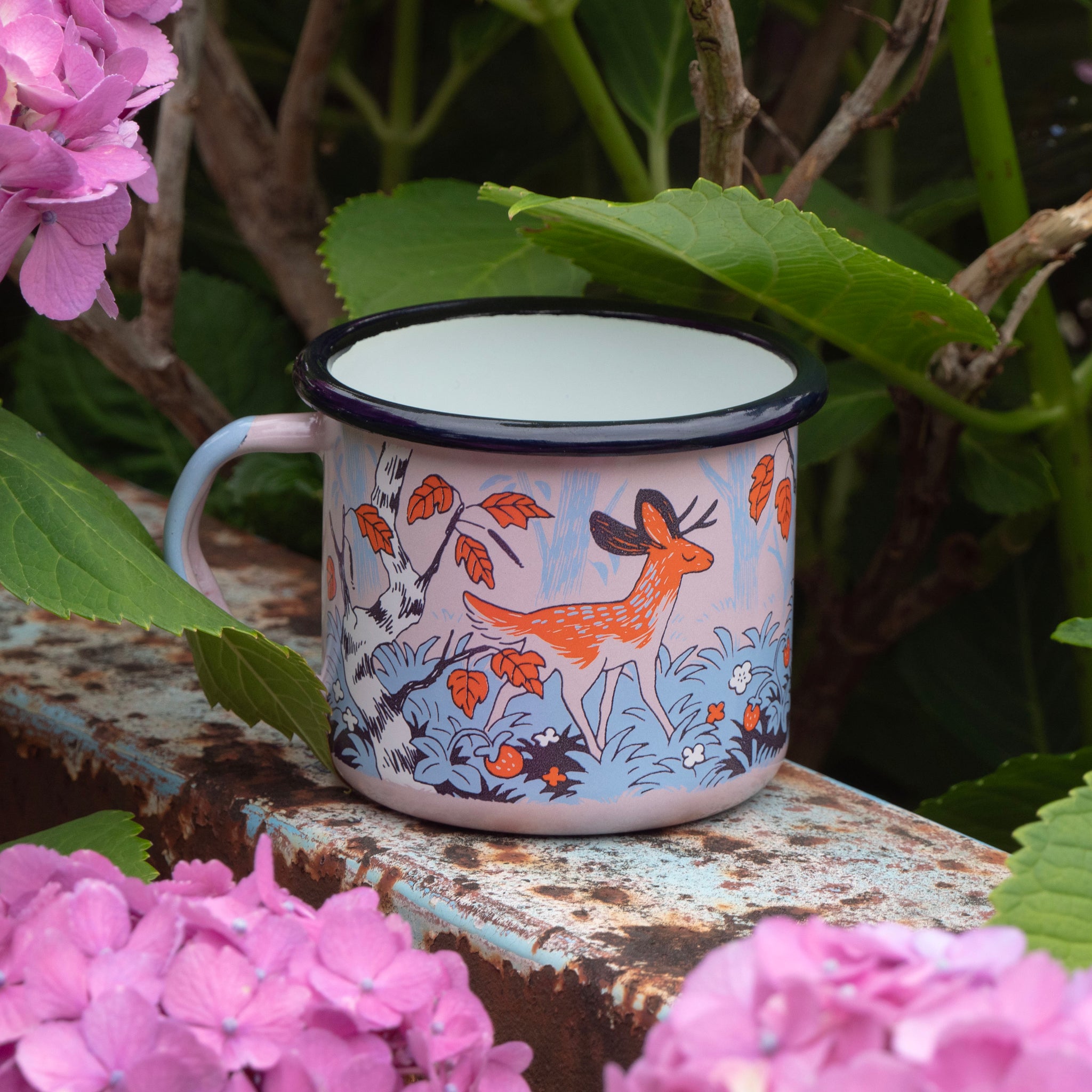 Woodland Enamel Mug – Heikala Shop