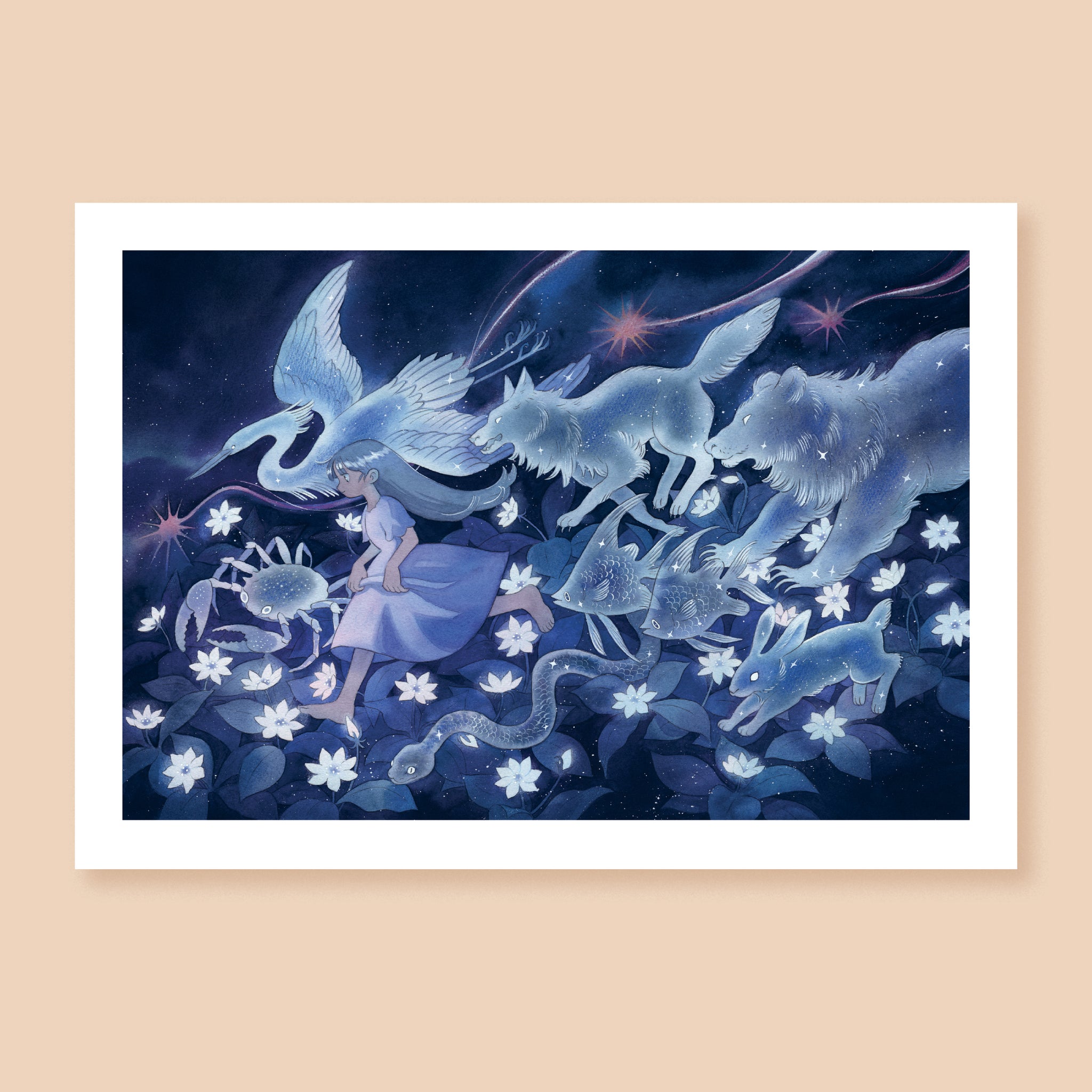 Celestial Walk Art Print