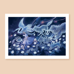 Celestial Walk Art Print