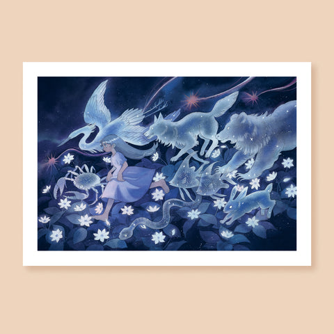 Celestial Walk Art Print