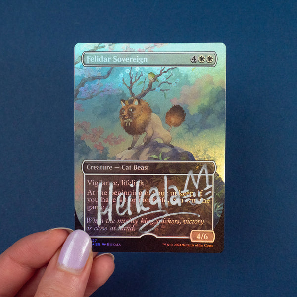 MTG Secret Lair: Felidar Sovereign Artist Proofs