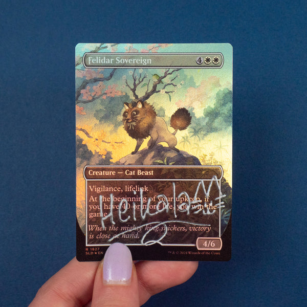 MTG Secret Lair: Felidar Sovereign Artist Proofs