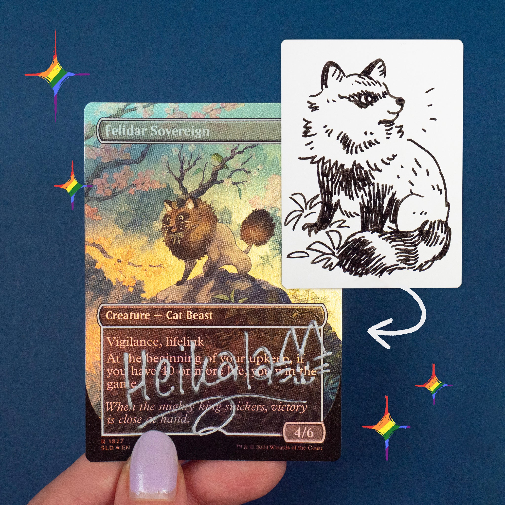 MTG Secret Lair: Felidar Sovereign Artist Proof – Heikala Shop