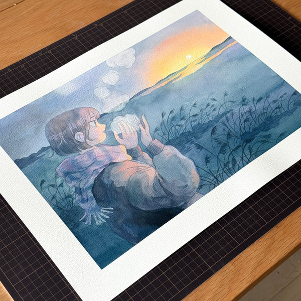 Ice Over the Sea ORIGINAL ARTWORK