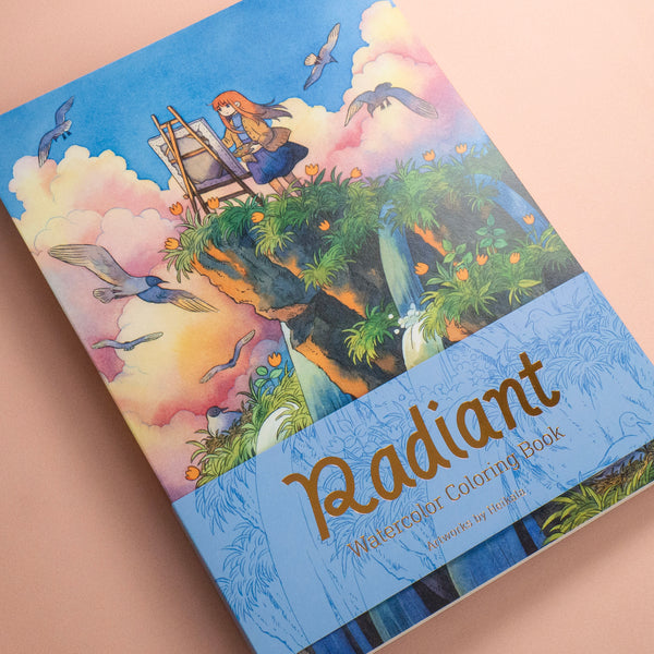 Radiant Watercolor Coloring Book
