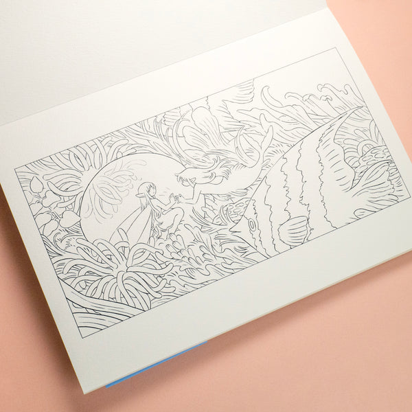 Radiant Watercolor Coloring Book
