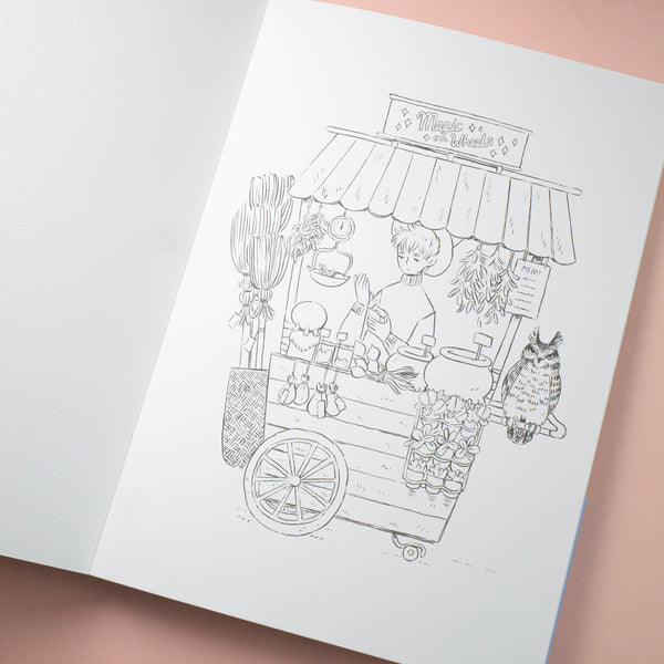 Radiant Watercolor Coloring Book