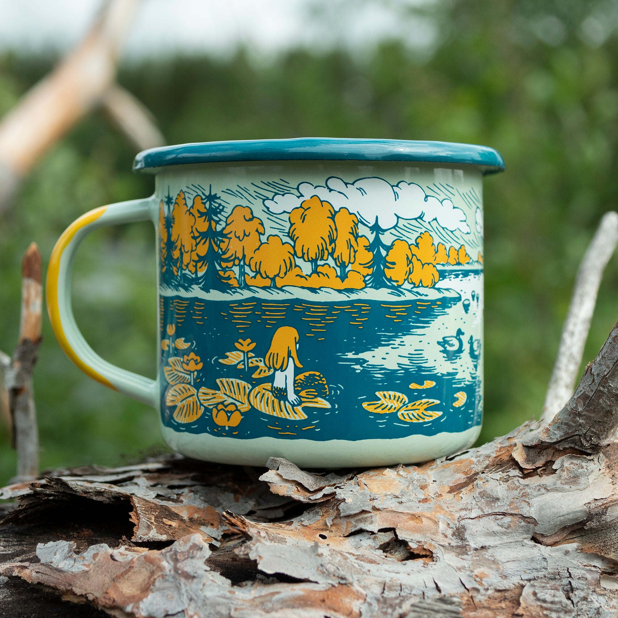 Lakeside Enamel Mug – Heikala Shop