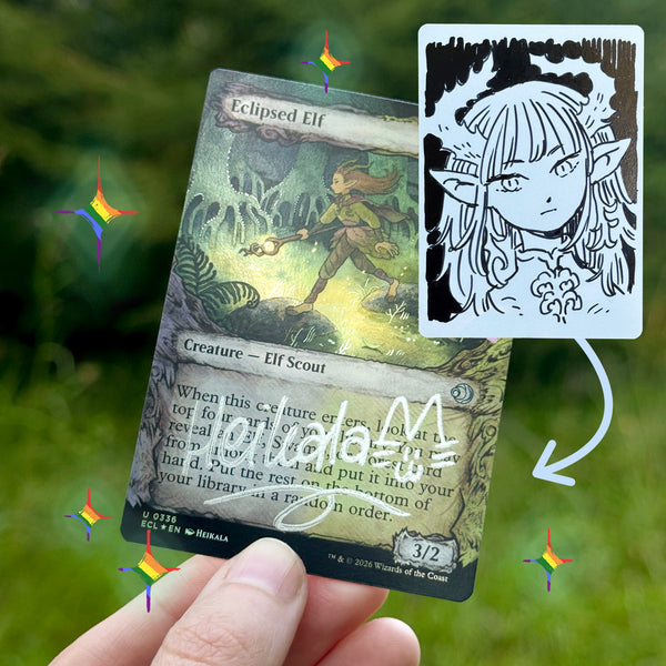 MTG: Eclipsed Elf Artist Proof