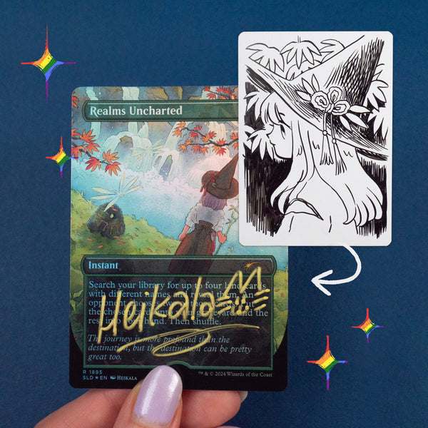 MTG Secret Lair: Realms Uncharted Artist Proofs