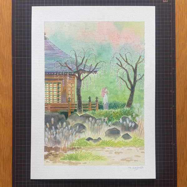 A Springtime Display ORIGINAL ARTWORK