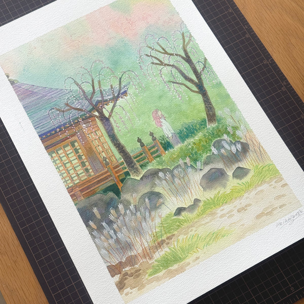 A Springtime Display ORIGINAL ARTWORK