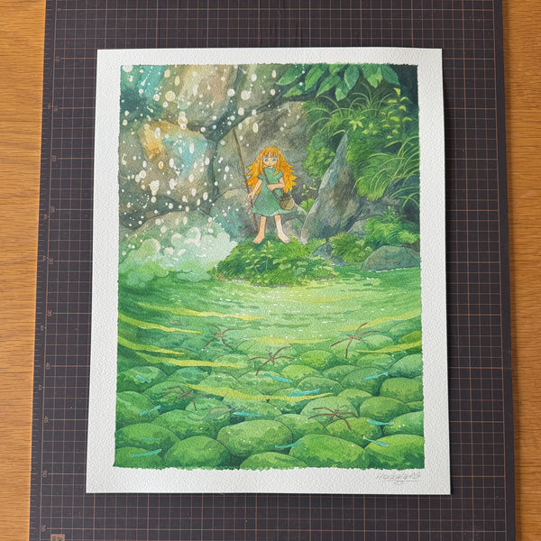 Striding the Waters ORIGINAL ARTWORK