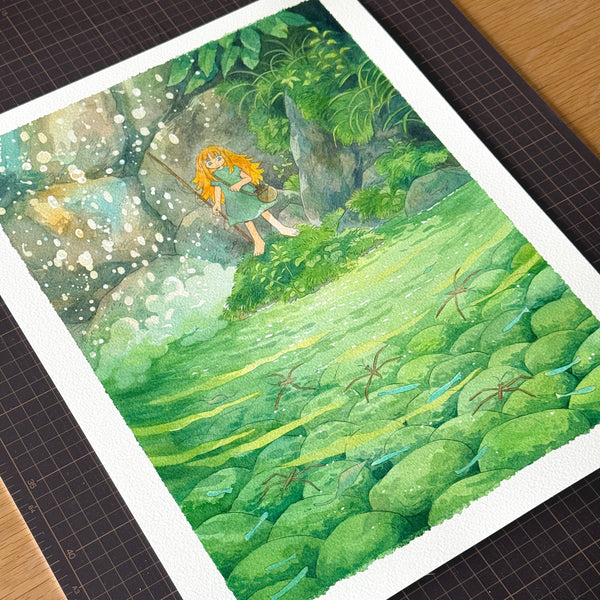 Striding the Waters ORIGINAL ARTWORK