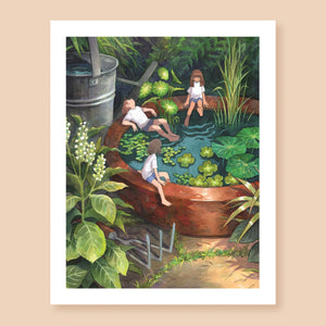 Biotope Bath Art Print