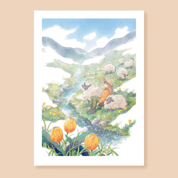 絵画 jump in to spring First Day of Spring' Art Print – Heikala Shop