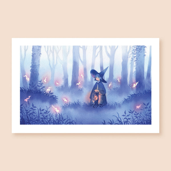 Will O Wisp バラ可 heikala_willowisps_artprint_gr